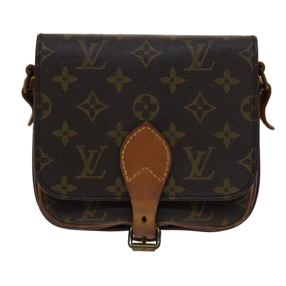 LOUIS VUITTON Monogram Cartouchiere PM Shoulder Bag M51254 LV Auth 107419