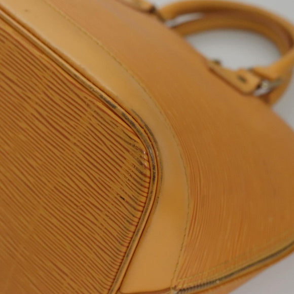 LOUIS VUITTON Epi Alma Hand Bag Yellow M52149 LV Auth 107462