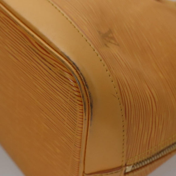 LOUIS VUITTON Epi Alma Hand Bag Yellow M52149 LV Auth 107462