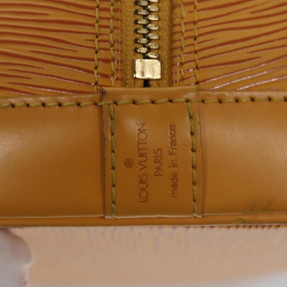 LOUIS VUITTON Epi Alma Hand Bag Yellow M52149 LV Auth 107462