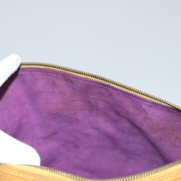 LOUIS VUITTON Epi Alma Hand Bag Yellow M52149 LV Auth 107462