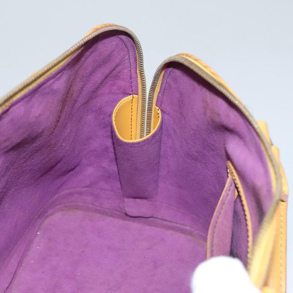 LOUIS VUITTON Epi Alma Hand Bag Yellow M52149 LV Auth 107462