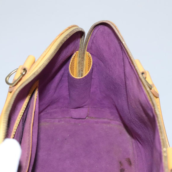 LOUIS VUITTON Epi Alma Hand Bag Yellow M52149 LV Auth 107462