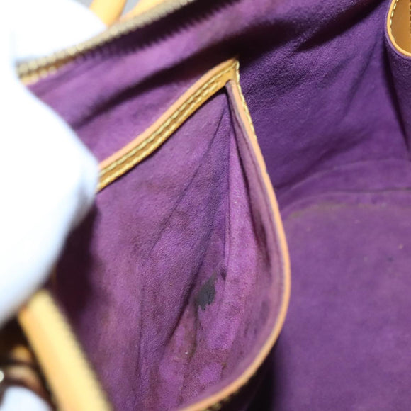 LOUIS VUITTON Epi Alma Hand Bag Yellow M52149 LV Auth 107462