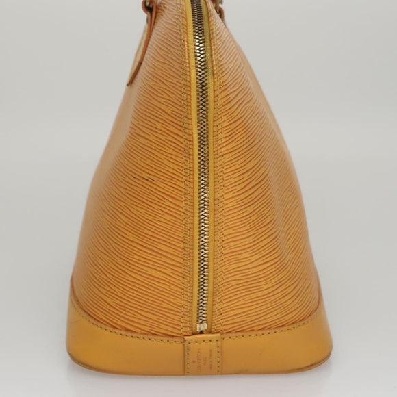 LOUIS VUITTON Epi Alma Hand Bag Yellow M52149 LV Auth 107462