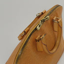 LOUIS VUITTON Epi Alma Hand Bag Yellow M52149 LV Auth 107462-7
