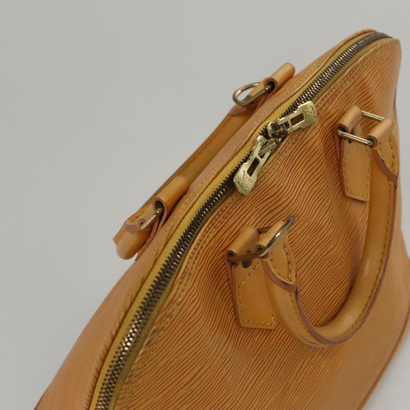 LOUIS VUITTON Epi Alma Hand Bag Yellow M52149 LV Auth 107462