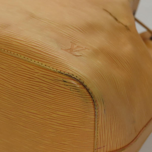 LOUIS VUITTON Epi Petit Noe Shoulder Bag Yellow M44109 LV Auth 107473