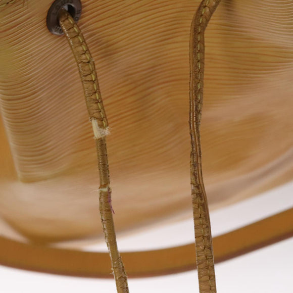 LOUIS VUITTON Epi Petit Noe Shoulder Bag Yellow M44109 LV Auth 107473