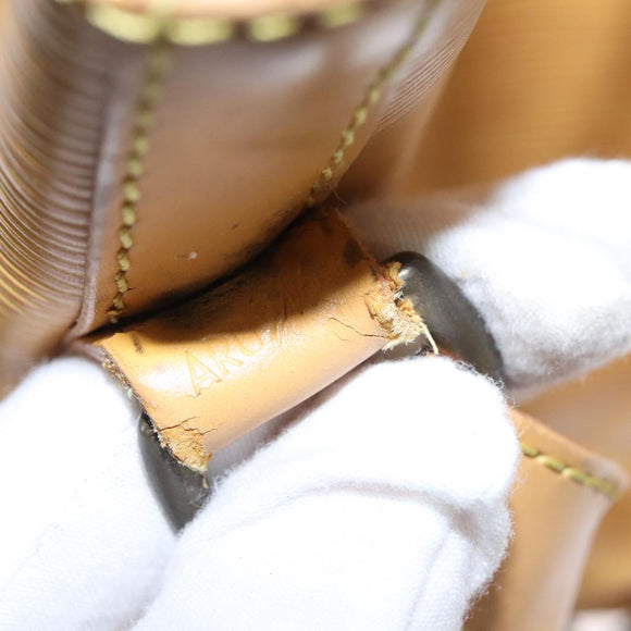 LOUIS VUITTON Epi Petit Noe Shoulder Bag Yellow M44109 LV Auth 107473