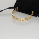 Salvatore Ferragamo Hand Bag Suede 2way Black Gold Auth 107495-6