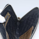 CHANEL Clutch Bag Leather Gold CC Auth 107504-19