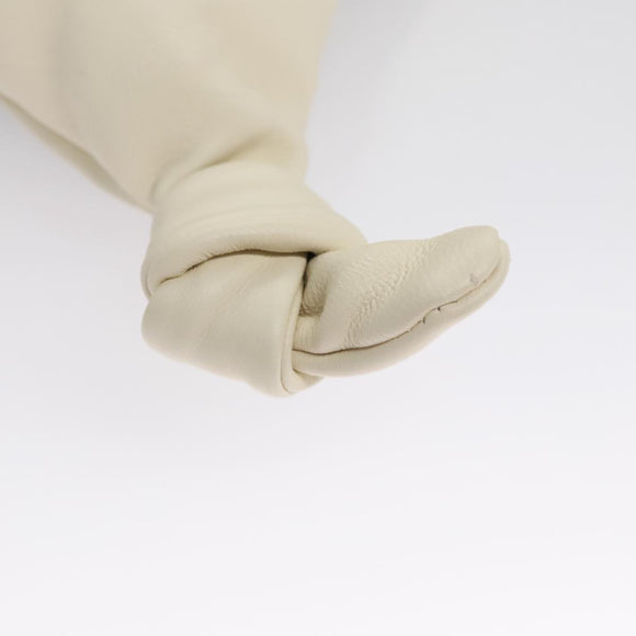 Chloe Arlin Hand Bag Leather 2way White Black Auth 107511V