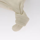 Chloe Arlin Hand Bag Leather 2way White Black Auth 107511V-15