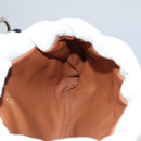 Chloe Arlin Hand Bag Leather 2way White Black Auth 107511V-22