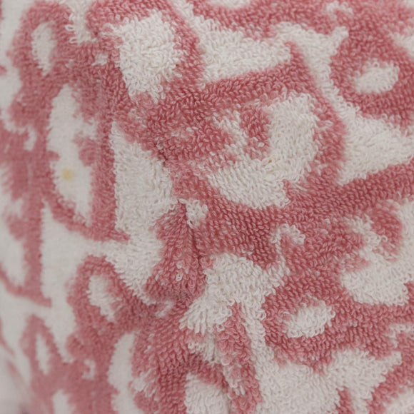 Christian Dior Pile Trotter Bag Pink White Auth 107513