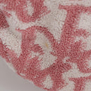 Christian Dior Pile Trotter Bag Pink White Auth 107513-8