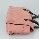 PRADA Shoulder Bag Nylon Pink Auth 107515-3