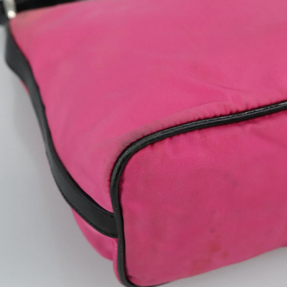 PRADA Shoulder Bag Nylon Pink Auth 107520