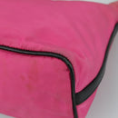 PRADA Shoulder Bag Nylon Pink Auth 107520-15
