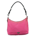 PRADA Shoulder Bag Nylon Pink Auth 107520-13