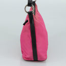 PRADA Shoulder Bag Nylon Pink Auth 107520-3