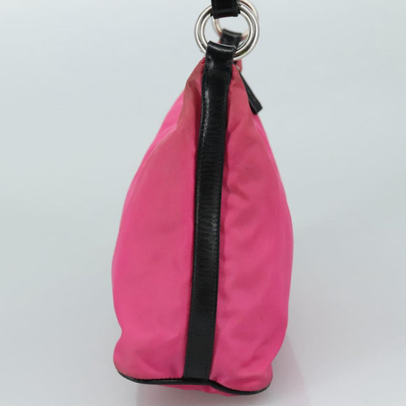 PRADA Shoulder Bag Nylon Pink Auth 107520