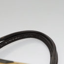 BURBERRY Nova Check Hand Bag PVC Leather Beige Auth 107544-9