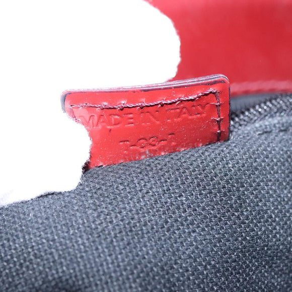 BURBERRY Nova Check Hand Bag PVC Leather Beige Auth 107545