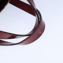 BURBERRY Nova Check Hand Bag PVC Leather Beige Auth 107545-7