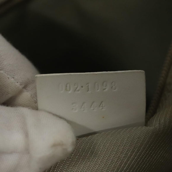 GUCCI GG Canvas Tote Bag Peppermint White Auth 107568