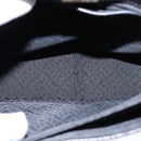 BALLY Chain Hand Bag Leather Black Auth 107570-11