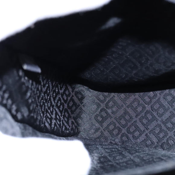 BALLY Chain Hand Bag Leather Black Auth 107570