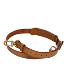 LOUIS VUITTON Adjustable Shoulder Strap Leather 36.2""""-43.3"""" Beige Auth 107582-1