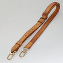 LOUIS VUITTON Adjustable Shoulder Strap Leather 36.2""""-43.3"""" Beige Auth 107582-4