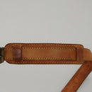 LOUIS VUITTON Adjustable Shoulder Strap Leather 36.2""""-43.3"""" Beige Auth 107582-6