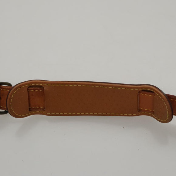 LOUIS VUITTON Adjustable Shoulder Strap Leather 36.2""""-43.3"""" Beige Auth 107582