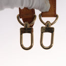 LOUIS VUITTON Adjustable Shoulder Strap Leather 36.2""""-43.3"""" Beige Auth 107582-9
