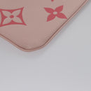 LOUIS VUITTON Monogram Empreinte Pochette Trio Pouch Pink M80407 LV Auth 107585SM-12