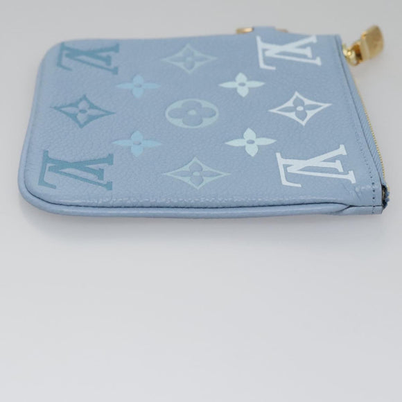 LOUIS VUITTON Monogram Empreinte Pochette Trio Pouch Pink M80407 LV Auth 107585SM