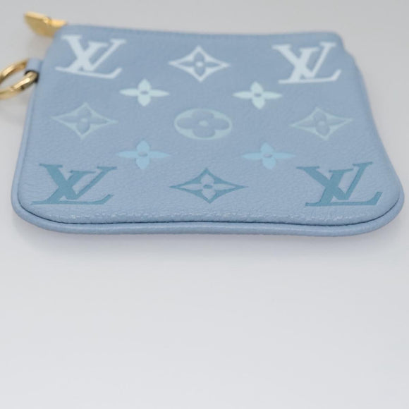 LOUIS VUITTON Monogram Empreinte Pochette Trio Pouch Pink M80407 LV Auth 107585SM