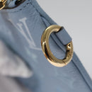 LOUIS VUITTON Monogram Empreinte Pochette Trio Pouch Pink M80407 LV Auth 107585SM-32