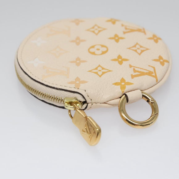 LOUIS VUITTON Monogram Empreinte Pochette Trio Pouch Pink M80407 LV Auth 107585SM