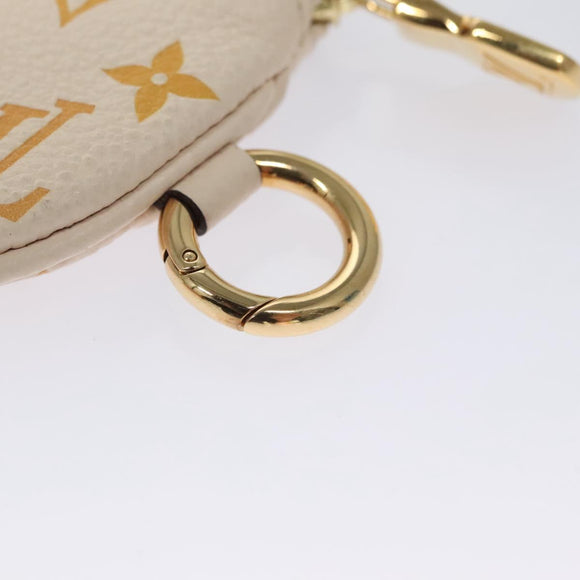 LOUIS VUITTON Monogram Empreinte Pochette Trio Pouch Pink M80407 LV Auth 107585SM