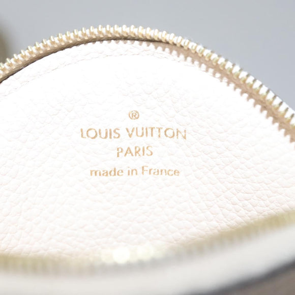 LOUIS VUITTON Monogram Empreinte Pochette Trio Pouch Pink M80407 LV Auth 107585SM