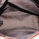 BURBERRY Nova Check Tote Bag PVC Leather Beige Auth 107618-10