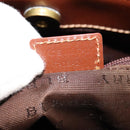 BURBERRY Nova Check Tote Bag PVC Leather Beige Auth 107618-12