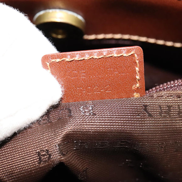 BURBERRY Nova Check Tote Bag PVC Leather Beige Auth 107618