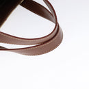 BURBERRY Nova Check Tote Bag PVC Leather Beige Auth 107618-7