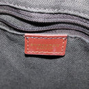 BURBERRY Nova Check Tote Bag PVC Leather Beige Auth 107619-17